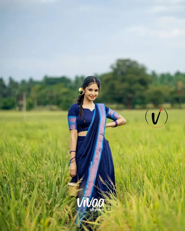 Blue_Kanjivaram_Soft_Silk_Wedding_&_Party_Wear_Saree_&_Unstiched_Blouse_For_Women