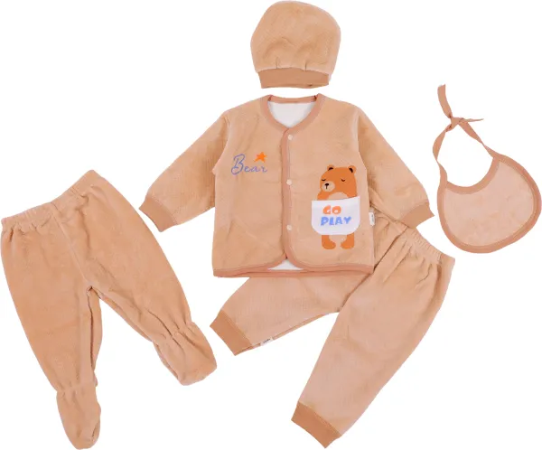 Brown_Presents_New_Born_Baby_Winter_Wear_Velvet_Bonding_Baby_Clothes_(Pack_Of_5)
