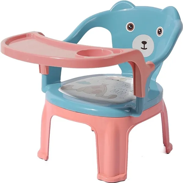 Green_&_Pink_Baby_Chair_For_Kids_With_Removable_Tray_And_Cushion_Seat_For_1_To_3_Years_Unisex