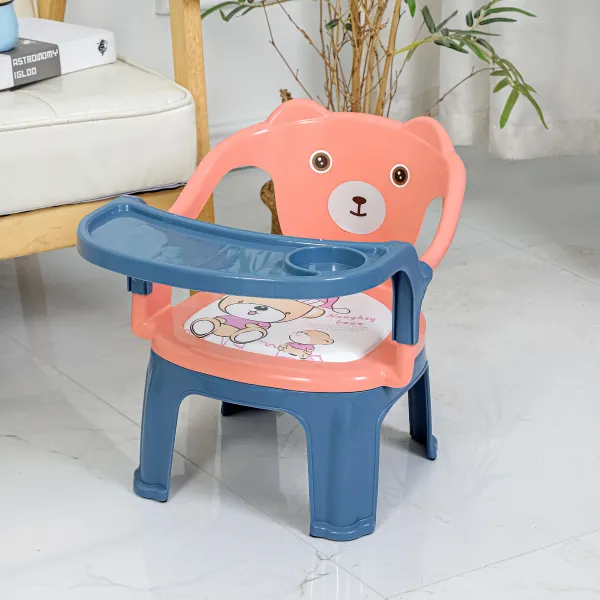 Pink_&_Blue_Baby_Chair_For_Kids_With_Removable_Tray_And_Cushion_Seat_For_1_To_3_Years_Unisex