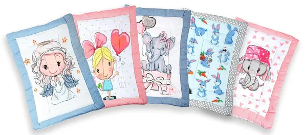 Multicolor_New_Born_Baby_Godadi_Combo_Set_Soft_Cotton_Godi,_Godari,_Baby_Bed,_Crib_Sheet,_Cartoon_Mat_Baby_Godadi,_Bedding_Set_(Pack_Of_5)