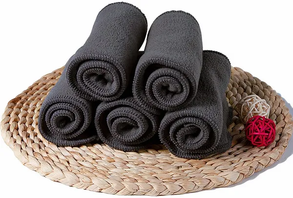 Grey_Extra_Absorbent_4_Layer_Bamboo_Charcoal_Inserts_For_Cloth_Diapers
