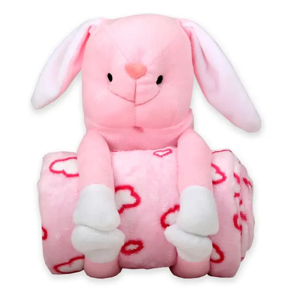 Pink_Rabbit_Toy_With_Blanket_Gift_Set_For_Newborns_&_Infants