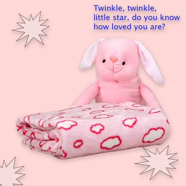 Pink_Rabbit_Toy_With_Blanket_Gift_Set_For_Newborns_&_Infants