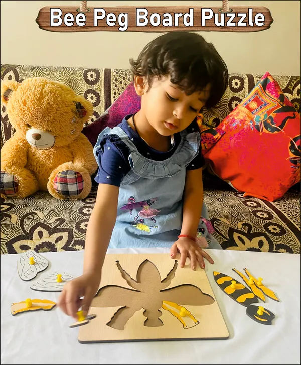 Wooden_Bee_Parts_Peg_Board_Puzzle_For_Kids_9X9_Inch