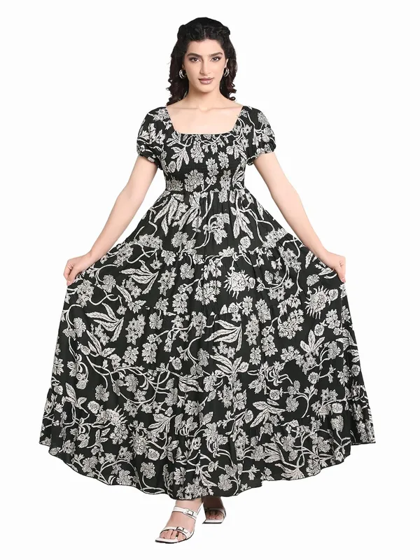 Dark_Green_Rayon_One_Piece_Midi_Dress_For_Women