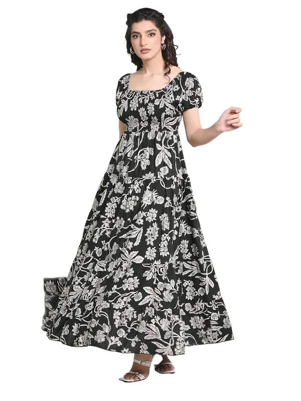 Dark_Green_Rayon_One_Piece_Midi_Dress_For_Women