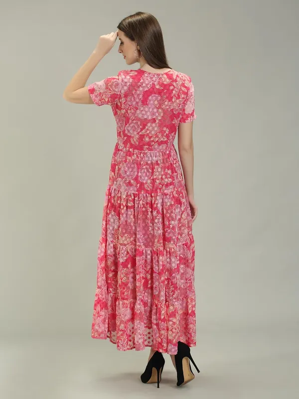 Pink_Shiffon_One_Piece_Maxi_Middy_Dress_For_Women