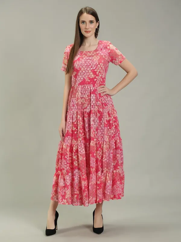 Pink_Shiffon_One_Piece_Maxi_Middy_Dress_For_Women