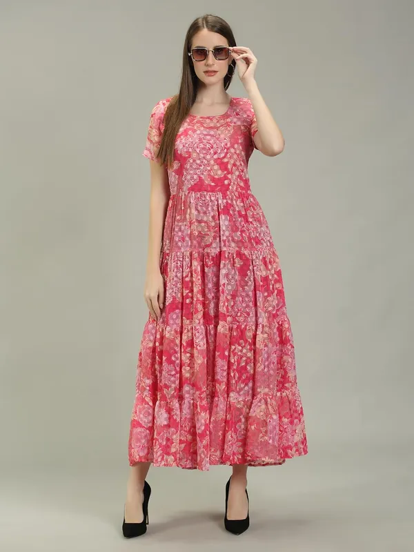 Pink_Shiffon_One_Piece_Maxi_Middy_Dress_For_Women