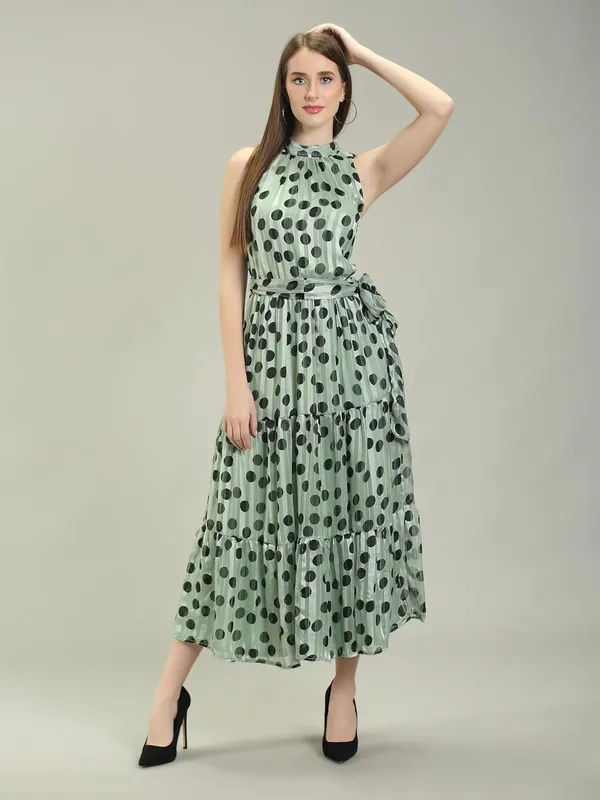 Green_Shiffon_One_Piece_Maxi_Middy_Dress_For_Women