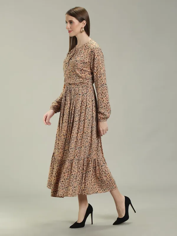 Brown_Leopard_Print_Viscos_One_Piece_Maxi_Middy_Dress_For_Women