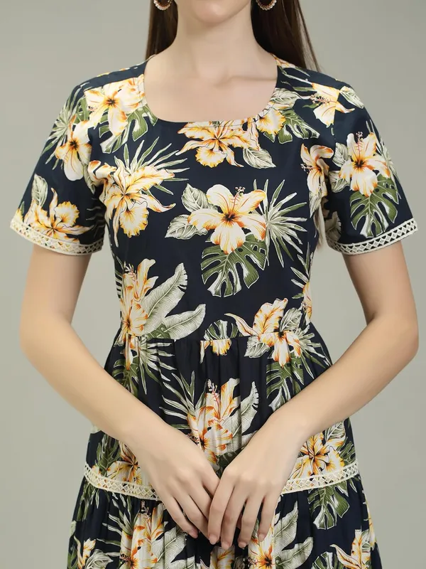 Navy_Blue_Cotton_One_Piece_Maxi_Midi_Dress_For_Women