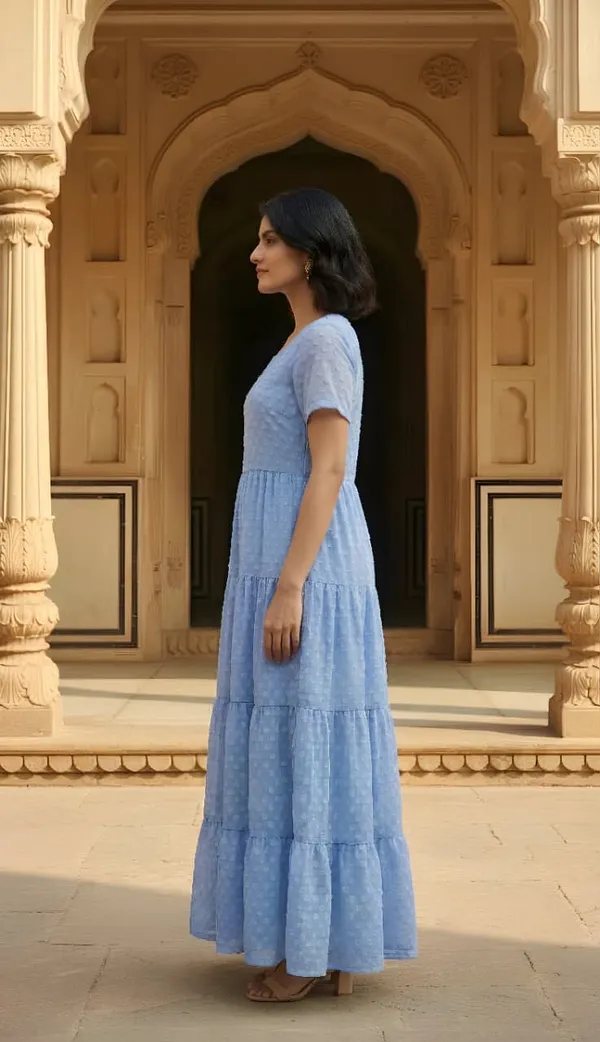 Sky_Blue_Midi_Dress_For_Women