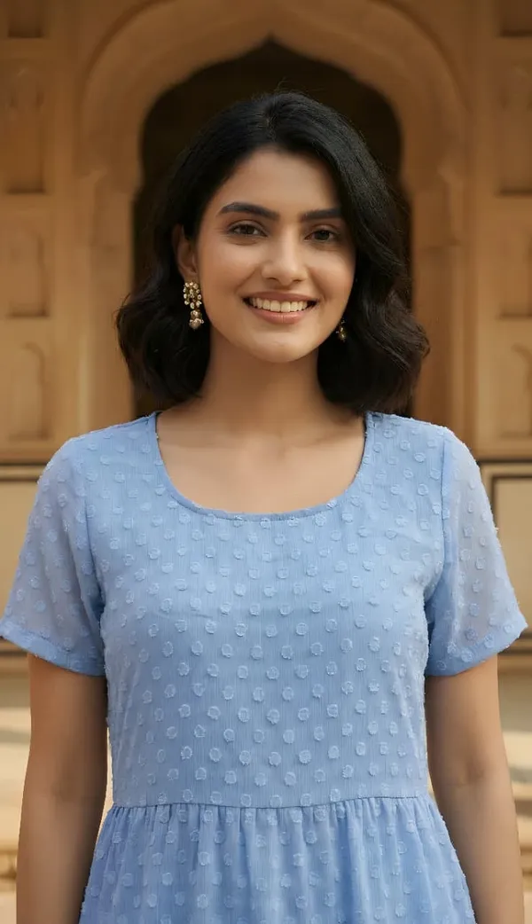 Sky_Blue_Midi_Dress_For_Women