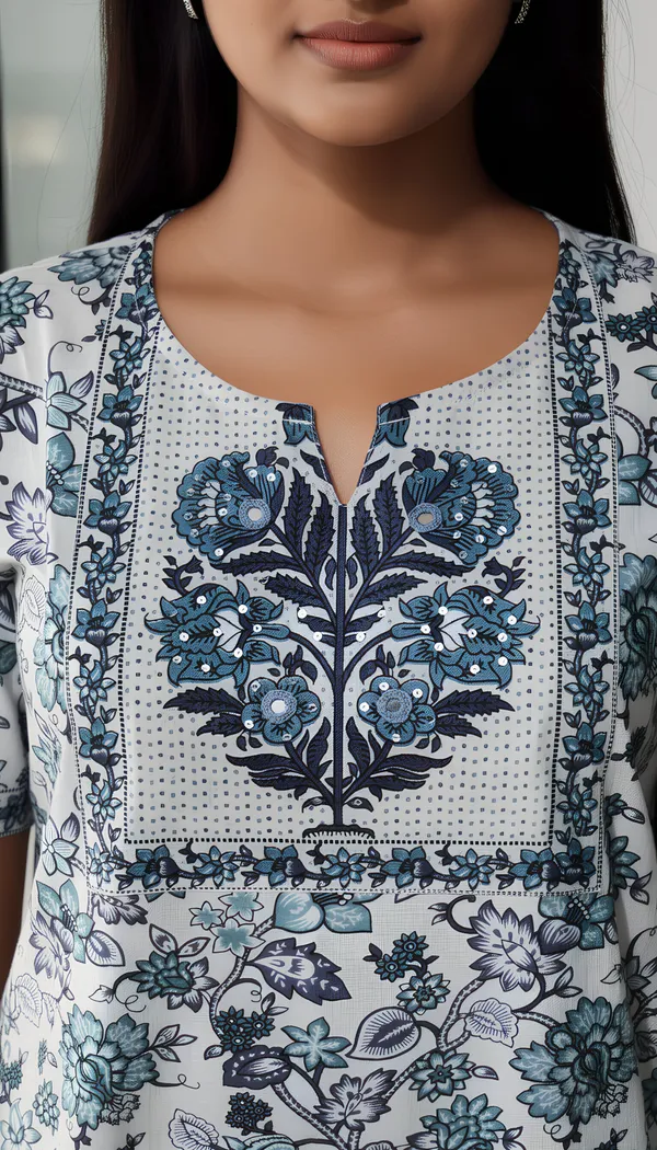 White_Printed_Kurti-Set_With_Duppata