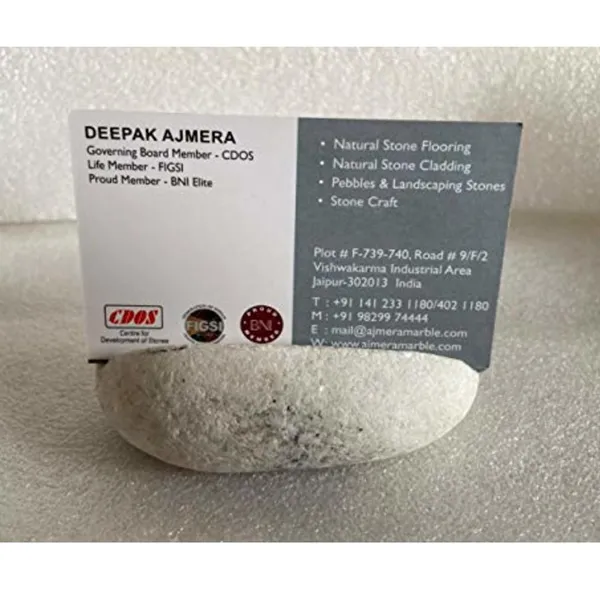 Snow_White_Natural_Stone_Handmade_Designer_Business_Card_Holder