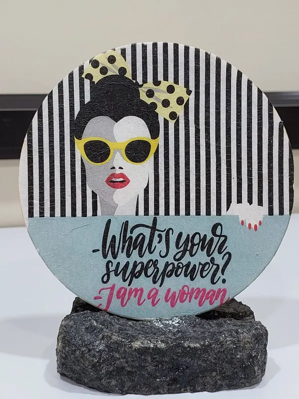 _Marble_Table_Decor_Stone_Accent_Classy_Decorative_Gifting_Plate_with_Rock_Stand_for_Living_Room_Decor,_Office_Decor_and_Home_Decor_(Medium_Size_-_8_inch_Marble_Plate)