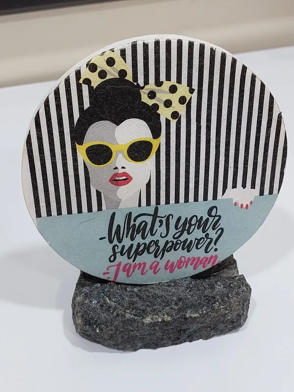 _Marble_Table_Decor_Stone_Accent_Classy_Decorative_Gifting_Plate_with_Rock_Stand_for_Living_Room_Decor,_Office_Decor_and_Home_Decor_(Medium_Size_-_8_inch_Marble_Plate)