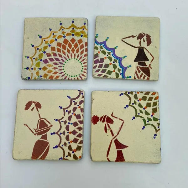 _Marble_Coasters_-_Multicolour_Designer_African_Tribal_and_Mandala_Art_Natural_Stone_Table,_Glass_and_Tea/Coffee_Coasters_for_Home_and_Gifting_(Set_of_4)