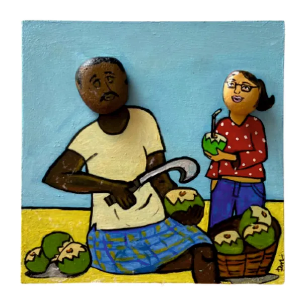 Flavours_of_India_Pebble_Wall_Paintings_for_Home_Office_Wall_dacor_-_Coconut_Water_Stalls_of_India