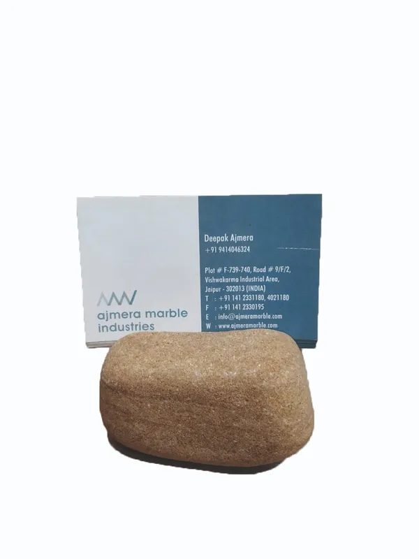 Canary_Natural_Stone_Business_Card_Holder_for_desks_and_Gifting