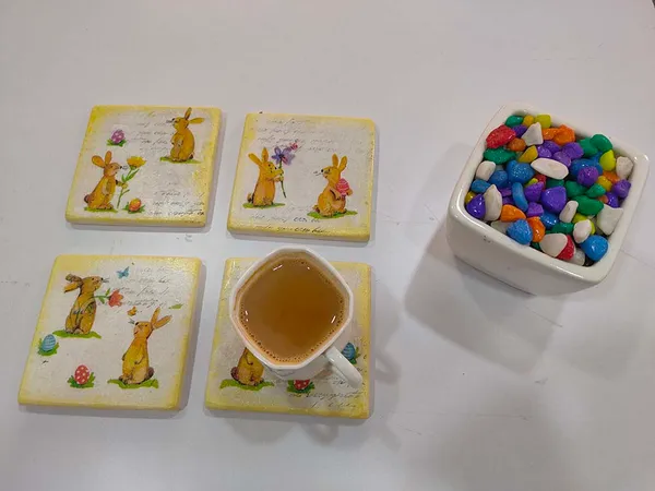 playing_bunny_marble_coasters_(Set_of_4)