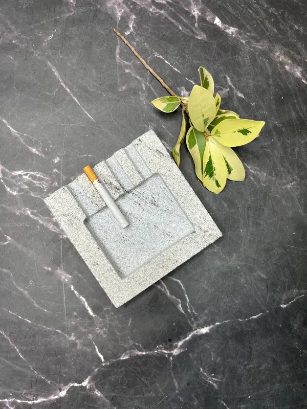 Rustic_Grey_Stone_Square_Ashtray