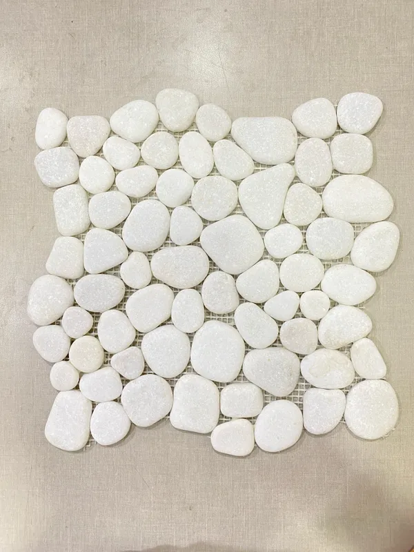 White_Flat_Pebble_Mosaic_Tile_for_Wall_Cladding_and_Flooring_-_set_of_4_-_30_cm_x_30_cm_Interlocking_tiles
