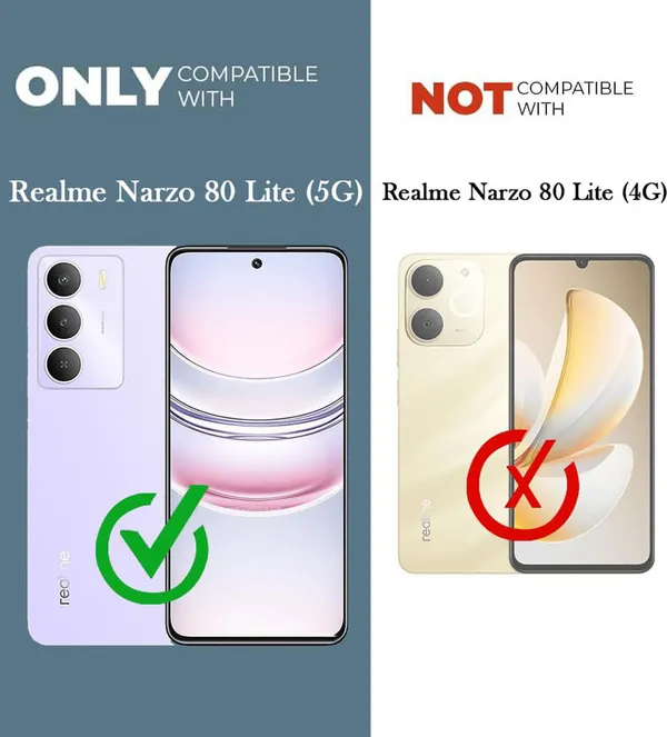 Back_Case_Cover_For_Realme_Narzo_80_Lite_/_Narzo_80x_/_Realme_P3_/_Realme_14x_Slim_Anti_Yellow_Protective_Shock_Proof_Bumper_Hybrid_Pc_With_Tpu_Frame_Transparent_Clear