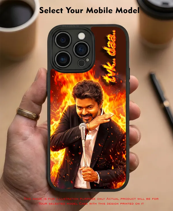 Tamil_Nadu_Muthalamaichar_C_Joseph_Vijay_Thalapathy_On_Fire_With_Tvk_daa_Text_Design_Printed_Premium_Glossy_Back_Case_Cover_With_Camera_Protection_MK000566_Bx