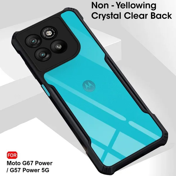Back_Case_Cover_For_Moto_G67_Power__G67_5g__G57_Power__G57_5g_Slim_Anti_Yellow_Protective_Shock_Proof_Bumper_Hybrid_Pc_With_Tpu_Frame_Transparent_Clear
