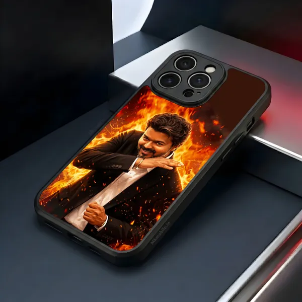 Tamil_Nadu_Muthalamaichar_C_Joseph_Vijay_Thalapathy_On_Fire_Tvk_Design_Printed_Premium_Glossy_Back_Case_Cover_With_Camera_Protection_Mk000551_Bx