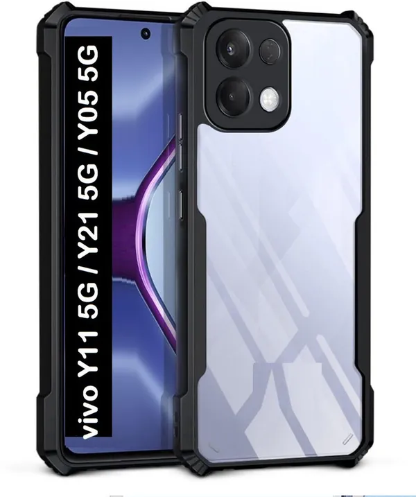 Back_Case_Cover_For_Vivo_Y11_5g_/_Y21_5g_/_Y05_5g_Slim_Anti_Yellow_Protective_Shock_Proof_Bumper_Hybrid_Pc_With_Tpu_Frame_Transparent_Clear