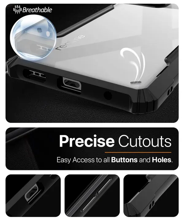 Back_Case_Cover_For_Realme_Gt_6t_Slim_Anti_Yellow_Protective_Shock_Proof_Bumper_Hybrid_Pc_With_Tpu_Frame_Transparent_Clear