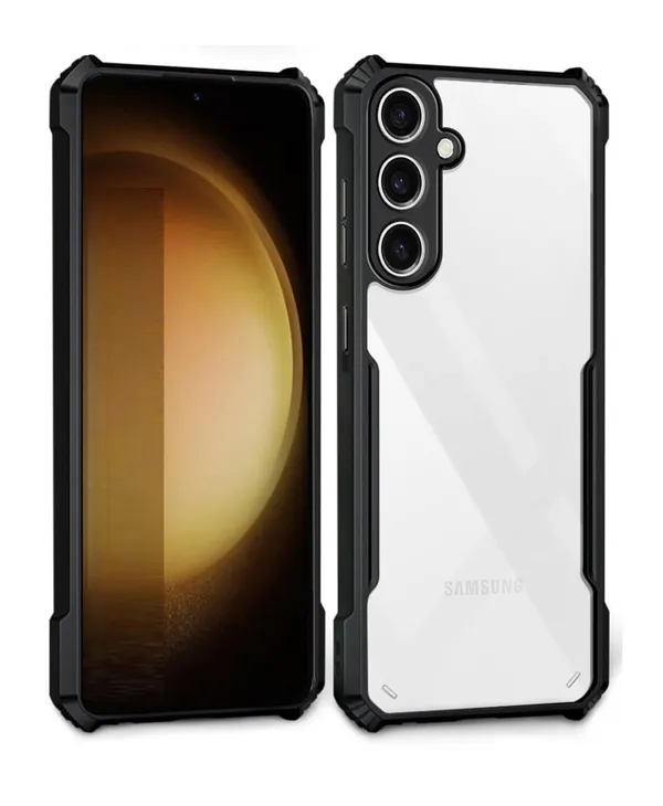Back_Case_Cover_For_Samsung_A55_5g_Slim_Anti_Yellow_Protective_Shock_Proof_Bumper_Hybrid_Pc_With_Tpu_Frame_Transparent_Clear