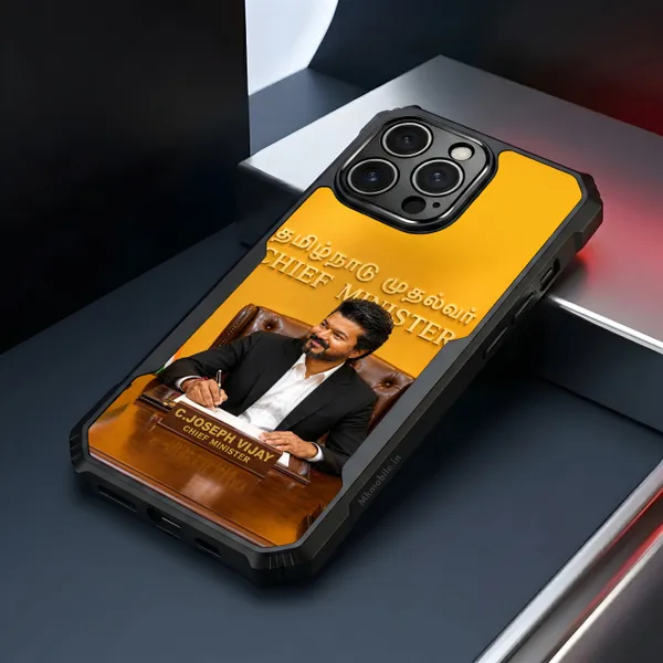 Tvk_Cm_C_Joseph_Vijay_Thalapathy_Design_Printed_Bumper_Glossy_Back_Case_Cover_With_Camera_Protection_Mk000198_Ip