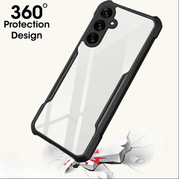 Back_Case_Cover_For_Samsung_S25_Plus__Slim_Anti_Yellow_Protective___Shockproof_Bumper___Hybrid_Pc_Plus_Tpu_Frame___Transparent_Clear