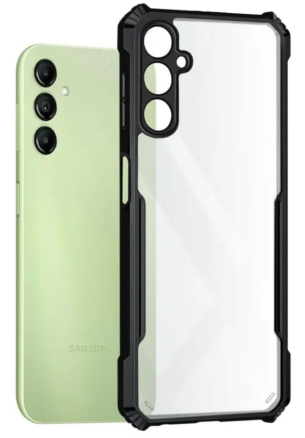 Back_Case_Cover_For_Samsung_A24_4g_Slim_Anti_Yellow_Protective_Shock_Proof_Bumper_Hybrid_Pc_With_Tpu_Frame_Transparent_Clear