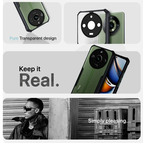 Back_Case_Cover_For_Realme_11_Pro_/_11_Pro_Plus__Slim_Anti_Yellow_Protective___Shockproof_Bumper___Hybrid_Pc_Plus_Tpu_Frame___Transparent_Clear