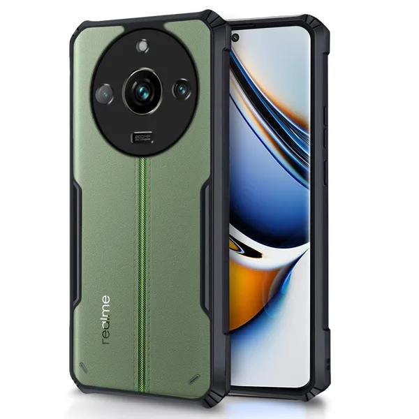 Back_Case_Cover_For_Realme_11_Pro_/_11_Pro_Plus__Slim_Anti_Yellow_Protective___Shockproof_Bumper___Hybrid_Pc_Plus_Tpu_Frame___Transparent_Clear