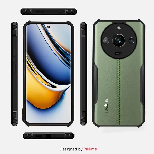 Back_Case_Cover_For_Realme_11_Pro_/_11_Pro_Plus__Slim_Anti_Yellow_Protective___Shockproof_Bumper___Hybrid_Pc_Plus_Tpu_Frame___Transparent_Clear