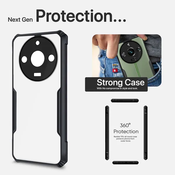 Back_Case_Cover_For_Realme_11_Pro_/_11_Pro_Plus__Slim_Anti_Yellow_Protective___Shockproof_Bumper___Hybrid_Pc_Plus_Tpu_Frame___Transparent_Clear