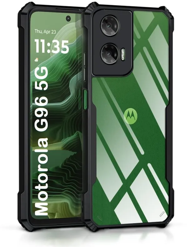Back_Case_Cover_For_Moto_G96/50_Fussion__Slim_Anti_Yellow_Protective___Shockproof_Bumper___Hybrid_Pc_Plus_Tpu_Frame___Transparent_Clear