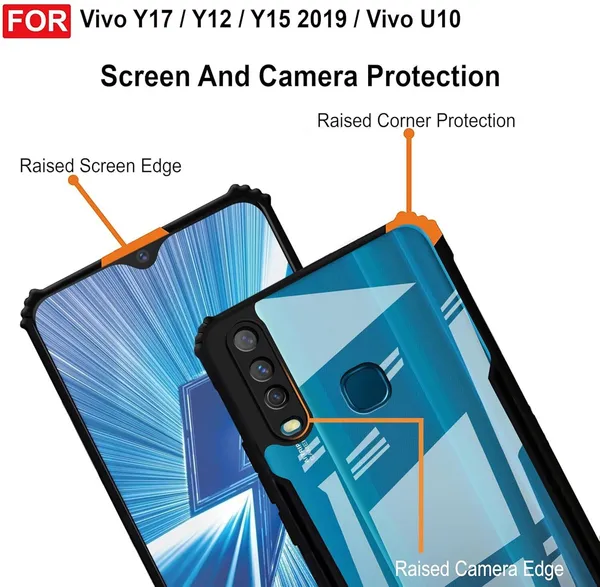 Back_Case_Cover_For_Vivo_Y12_4g_/_Y15_4g_/_Y17_4g_Slim_Anti_Yellow_Protective_Shock_Proof_Bumper_Hybrid_Pc_With_Tpu_Frame_Transparent_Clear