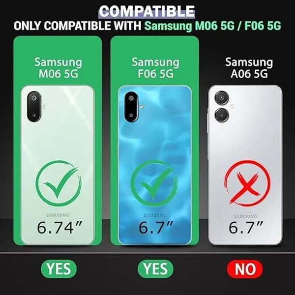 Back_Case_Cover_For_Samsung_F06_5g_/_M06_5g_Slim_Anti_Yellow_Protective_Shock_Proof_Bumper_Hybrid_Pc_With_Tpu_Frame_Transparent_Clear