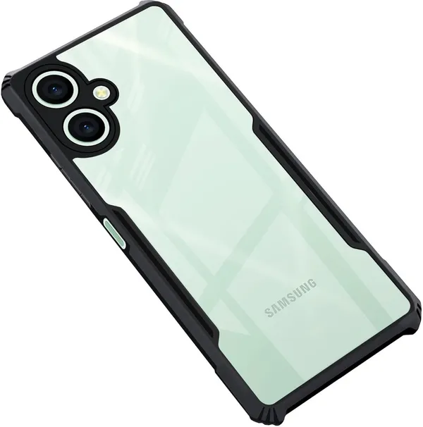 Back_Case_Cover_For_Samsung_F06_5g_/_M06_5g_Slim_Anti_Yellow_Protective_Shock_Proof_Bumper_Hybrid_Pc_With_Tpu_Frame_Transparent_Clear