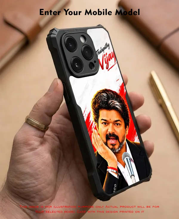 Cm_C_Joseph_Vijay_Thalapathy_Tvk_On_Fire_Design_Printed_Bumper_Glossy_Back_Case_Cover_With_Camera_Protection_Mk000610_Ip