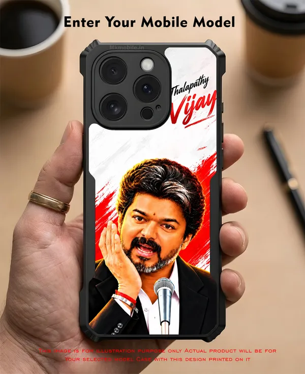Cm_C_Joseph_Vijay_Thalapathy_Tvk_On_Fire_Design_Printed_Bumper_Glossy_Back_Case_Cover_With_Camera_Protection_Mk000610_Ip