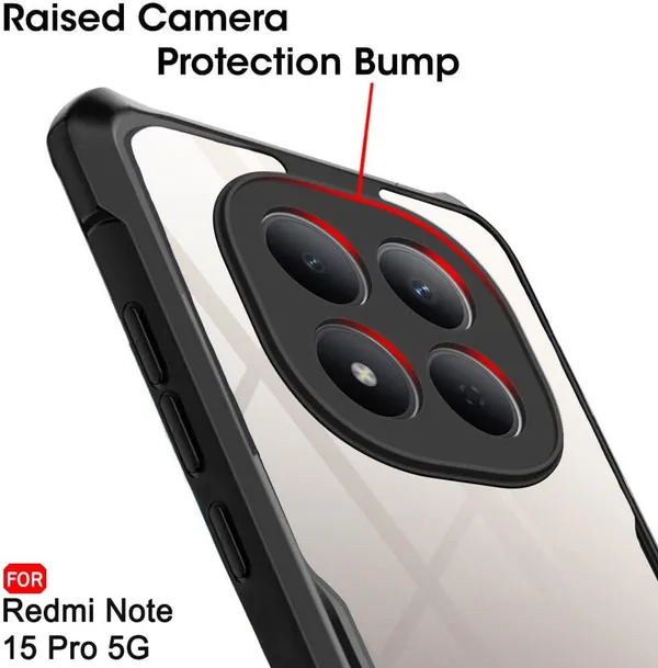 Back_Case_Cover_For_Redmi_Mi_Note_15_Pro_5g_Slim_Anti_Yellow_Protective_Shock_Proof_Bumper_Hybrid_Pc_With_Tpu_Frame_Transparent_Clear
